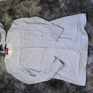 MaxMara Silk Long Sleeve Tunic Top